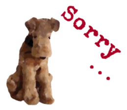 Lovely terrier Browny sticker #5855023
