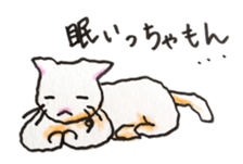 White cat of Pochi sticker #5855185