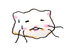 White cat of Pochi sticker #5855192