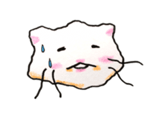White cat of Pochi sticker #5855192