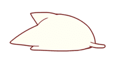 Languid soft cat sticker #5855218