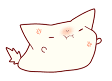Languid soft cat sticker #5855235