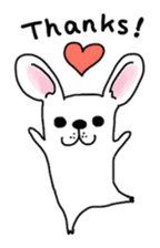 Happy French Bulldog sticker #5855610