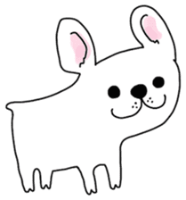 Happy French Bulldog sticker #5855612