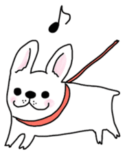 Happy French Bulldog sticker #5855616