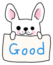 Happy French Bulldog sticker #5855617