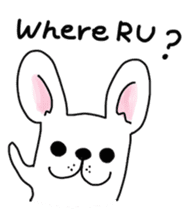 Happy French Bulldog sticker #5855618