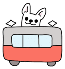 Happy French Bulldog sticker #5855620