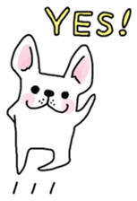 Happy French Bulldog sticker #5855622