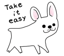 Happy French Bulldog sticker #5855627