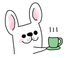 Happy French Bulldog sticker #5855634