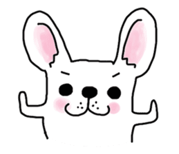 Happy French Bulldog sticker #5855637