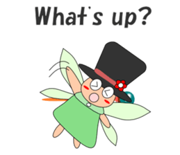 Conversation with fairy English sticker #5855693