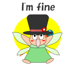 Conversation with fairy English sticker #5855695