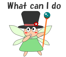 Conversation with fairy English sticker #5855703