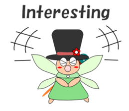 Conversation with fairy English sticker #5855722