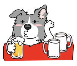 BORDERCOLLIE @ SURFBORDER sticker #5856126