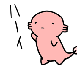 Ambystoma mexicanum animation sticker #5856170