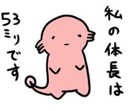 Ambystoma mexicanum animation sticker #5856204