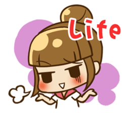 sweet girl talk with you sticker #5856336