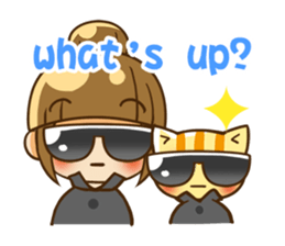 sweet girl talk with you sticker #5856337