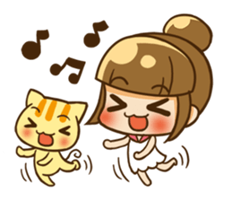 sweet girl talk with you sticker #5856343