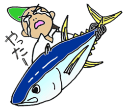 So Cool! Yellowfin Tuna Fishing! sticker #5856596