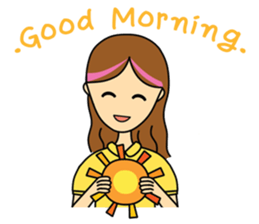 highlighted hair girl sticker #5856695