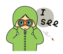 highlighted hair girl sticker #5856710