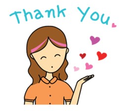 highlighted hair girl sticker #5856711