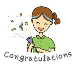 highlighted hair girl sticker #5856716