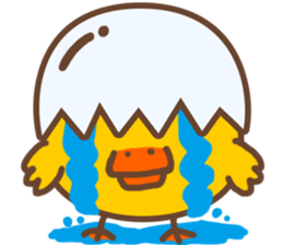 Eggshell Duck sticker #5857412