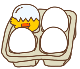Eggshell Duck sticker #5857415
