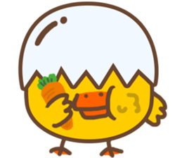 Eggshell Duck sticker #5857417