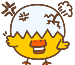 Eggshell Duck sticker #5857420