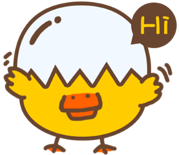 Eggshell Duck sticker #5857425