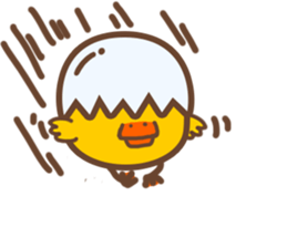 Eggshell Duck sticker #5857430