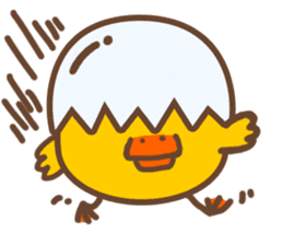 Eggshell Duck sticker #5857431