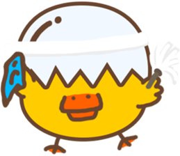 Eggshell Duck sticker #5857447
