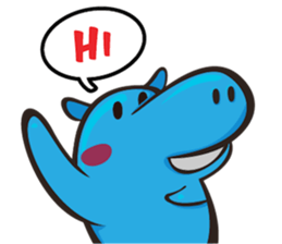 Sleepy Blue Hypoo sticker #5857455