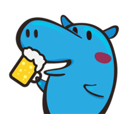 Sleepy Blue Hypoo sticker #5857479