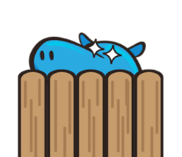 Sleepy Blue Hypoo sticker #5857482