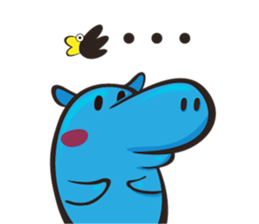 Sleepy Blue Hypoo sticker #5857484