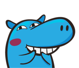 Sleepy Blue Hypoo sticker #5857486