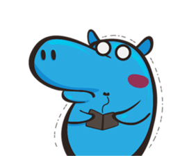 Sleepy Blue Hypoo sticker #5857487