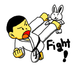 Karate boy! sticker #5857782