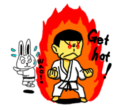 Karate boy! sticker #5857790