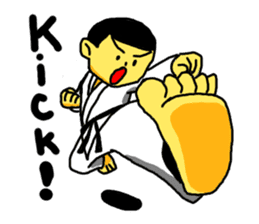 Karate boy! sticker #5857791
