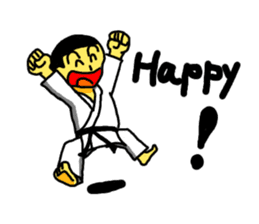 Karate boy! sticker #5857794