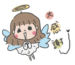 A cute girl, Angela. sticker #5858010